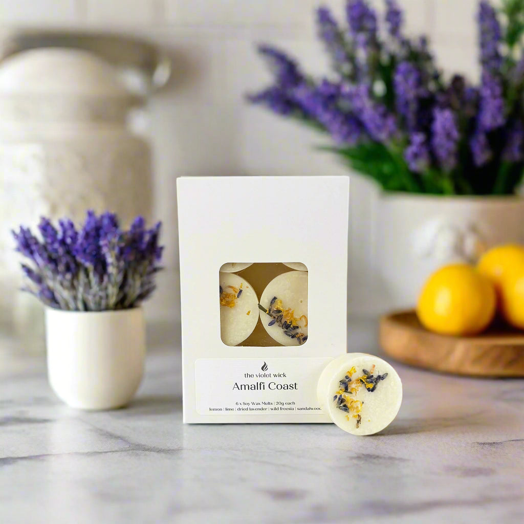 Amalfi Coast Soy Wax Melts from The Violet Wick