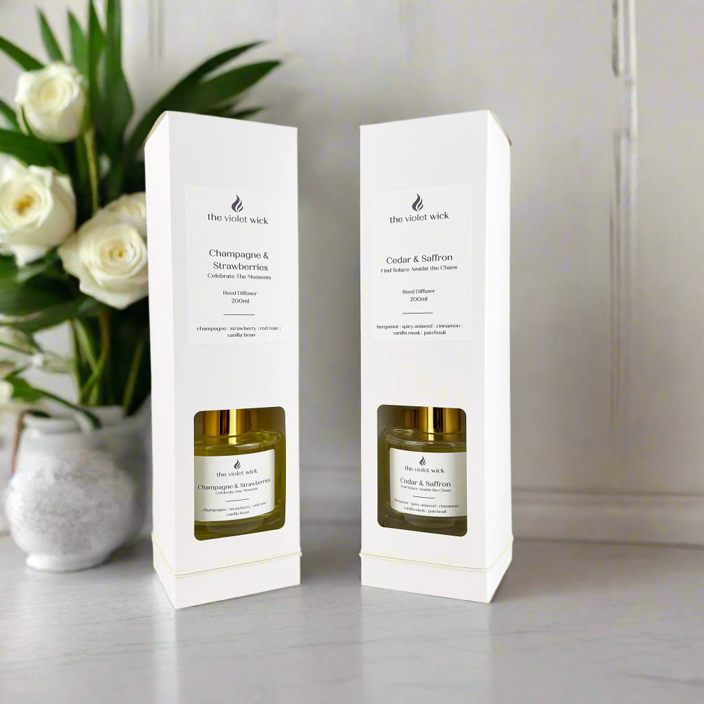 Duo reed diffuser bundle from The Violet Wick