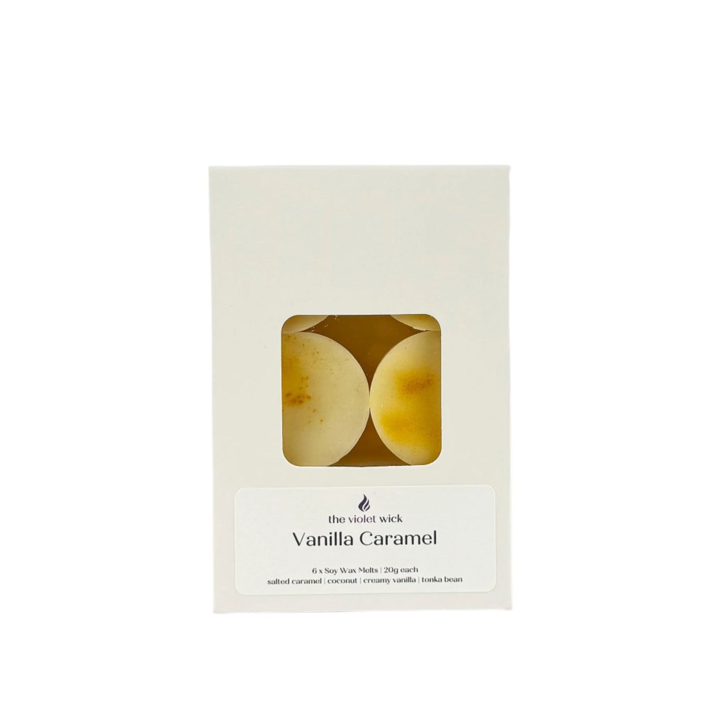 Vanilla Caramel Soy Wax Melts from The Violet Wick