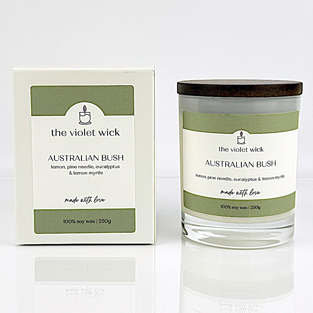 Australian Bush Soy Candle | lemon, pine needle, eucalyptus & lemon myrtle