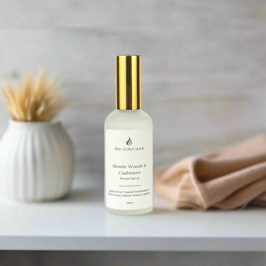 Blonde Woods & Cashmere Room Spray from The Violet Wick
