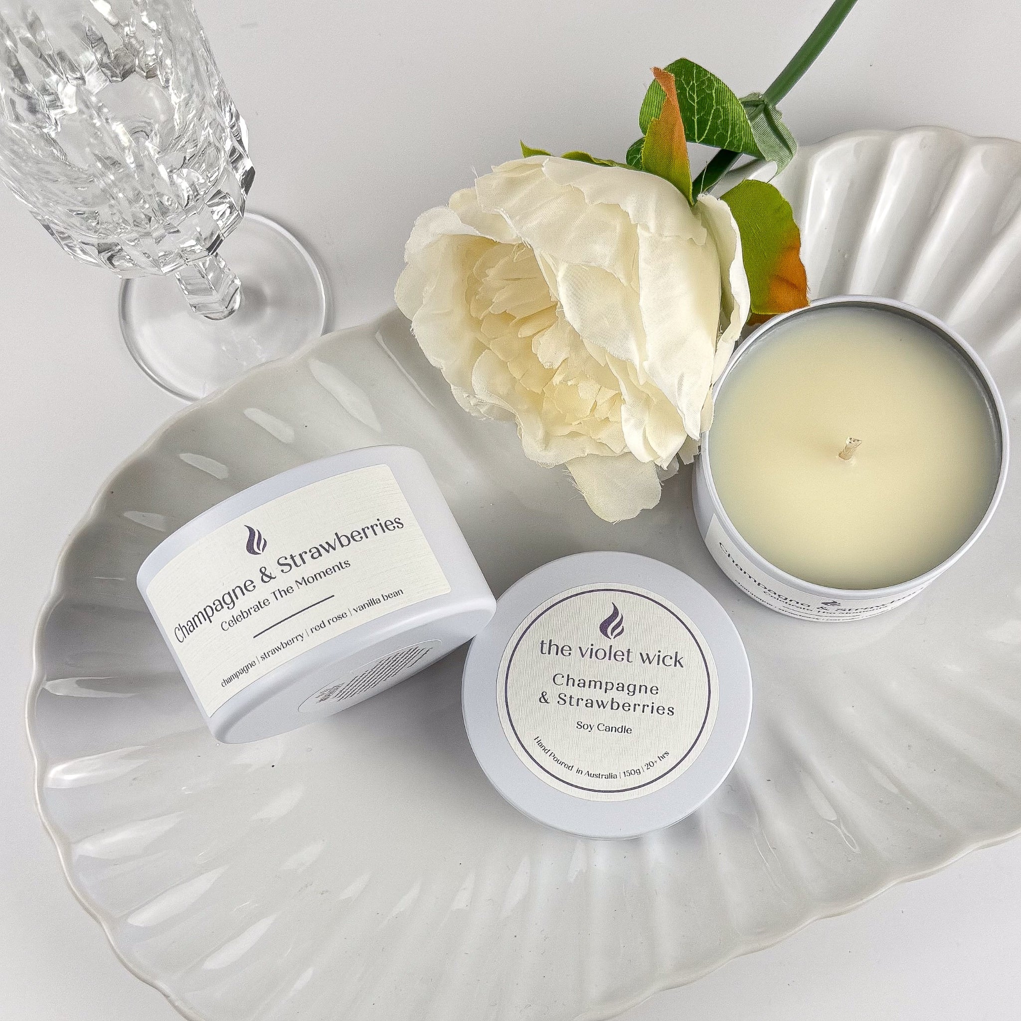 Welcome To The Violet Wick Luxury Soy Candles