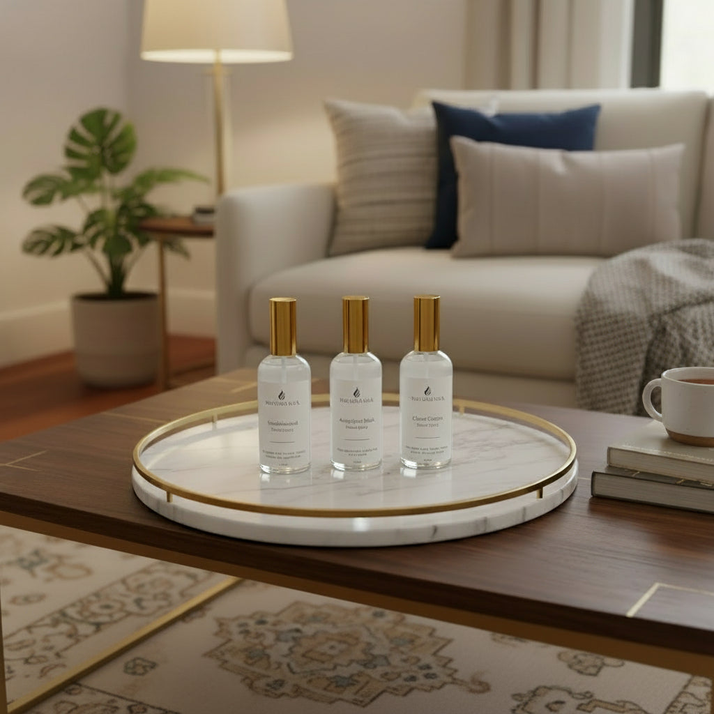 Three Room Sprays on a tray by The Violet Wick