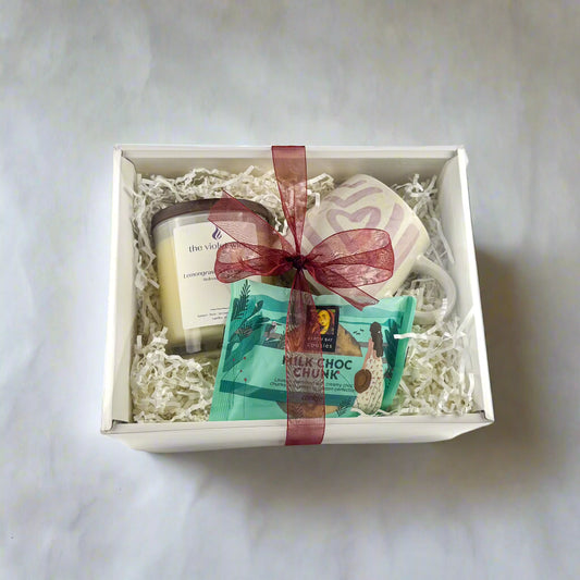 Coffee Break Candle Gift Box from The Violet Wick