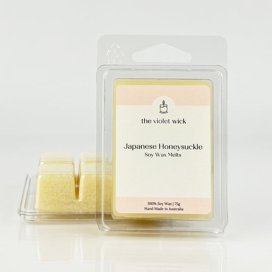 Japanese Honeysuckle Soy Wax Melt from The Violet Wick