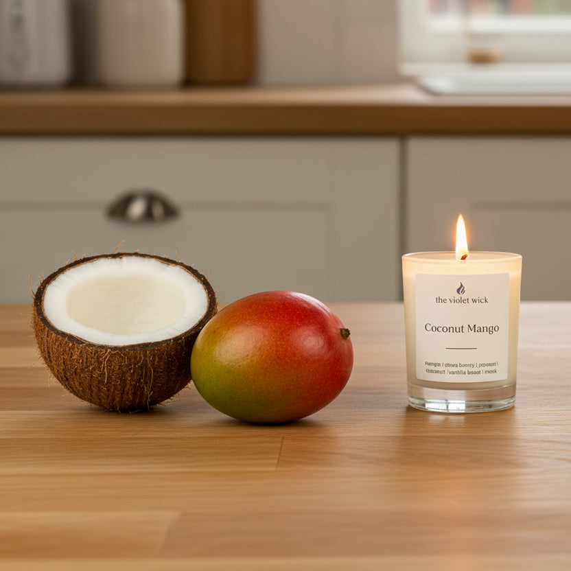 Petite Coconut Mango Soy Candle