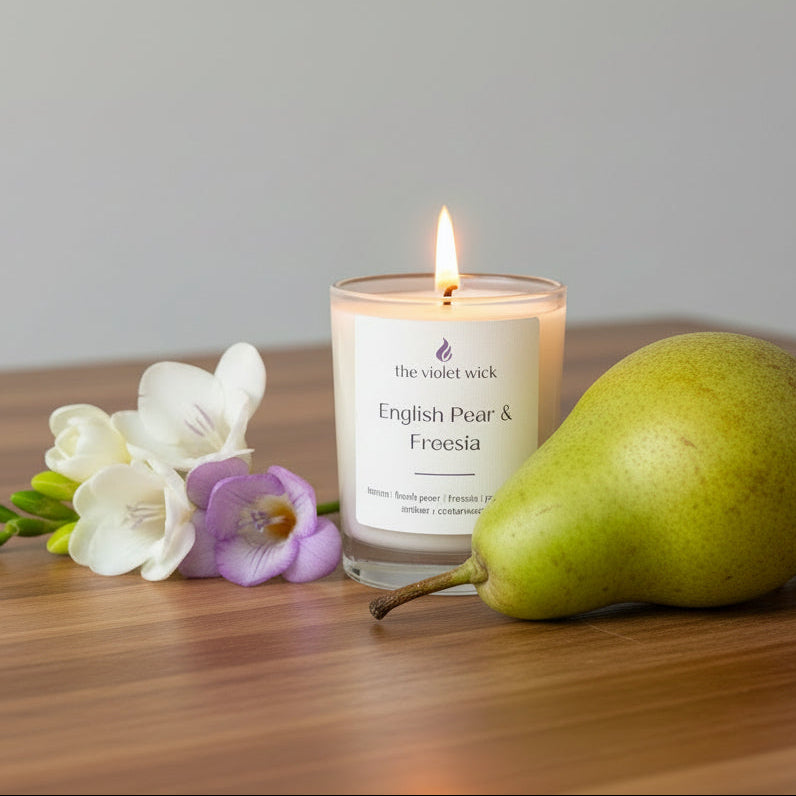 Petite English Pear & Freesia Soy Candle