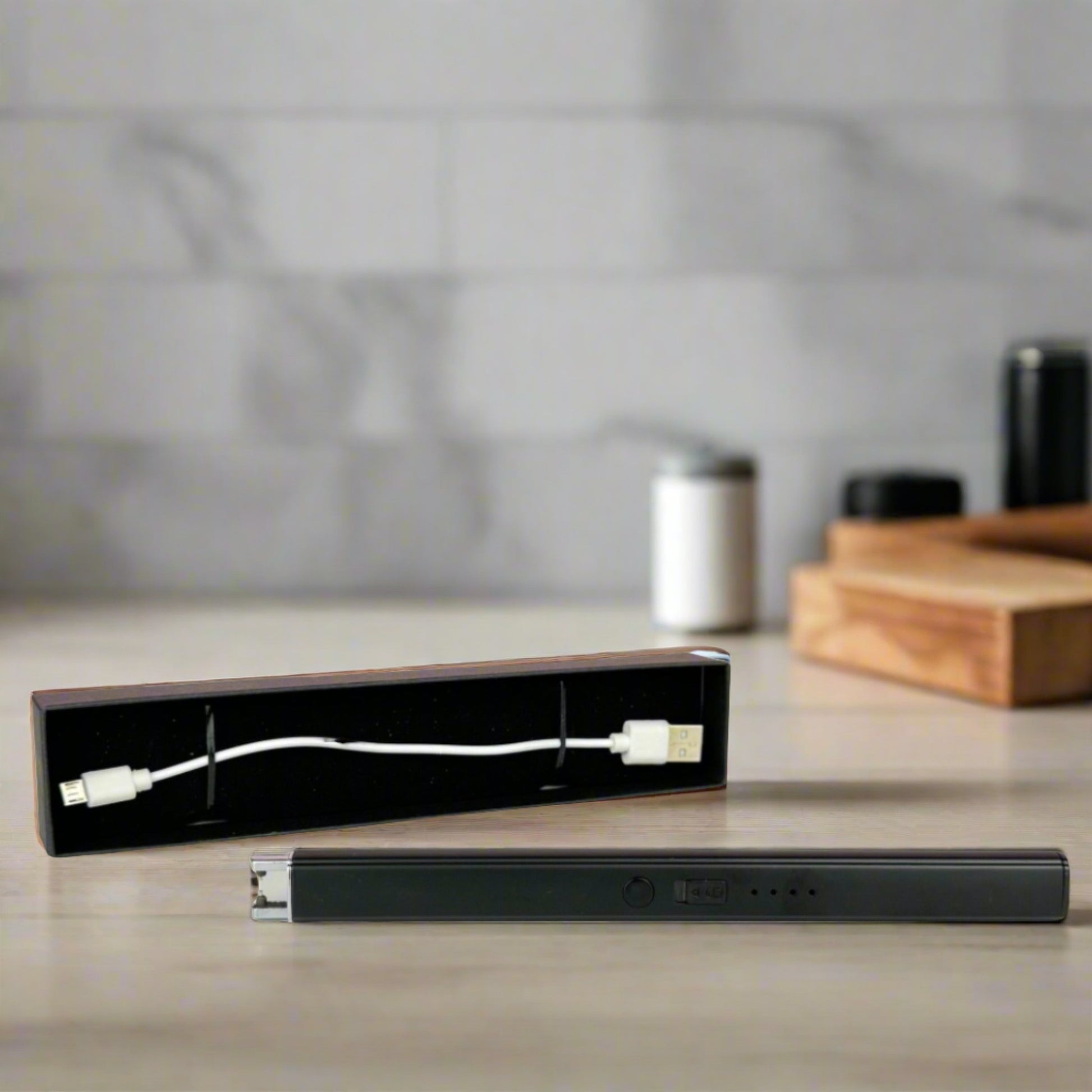 Rechargeable Laser Lighter - Black