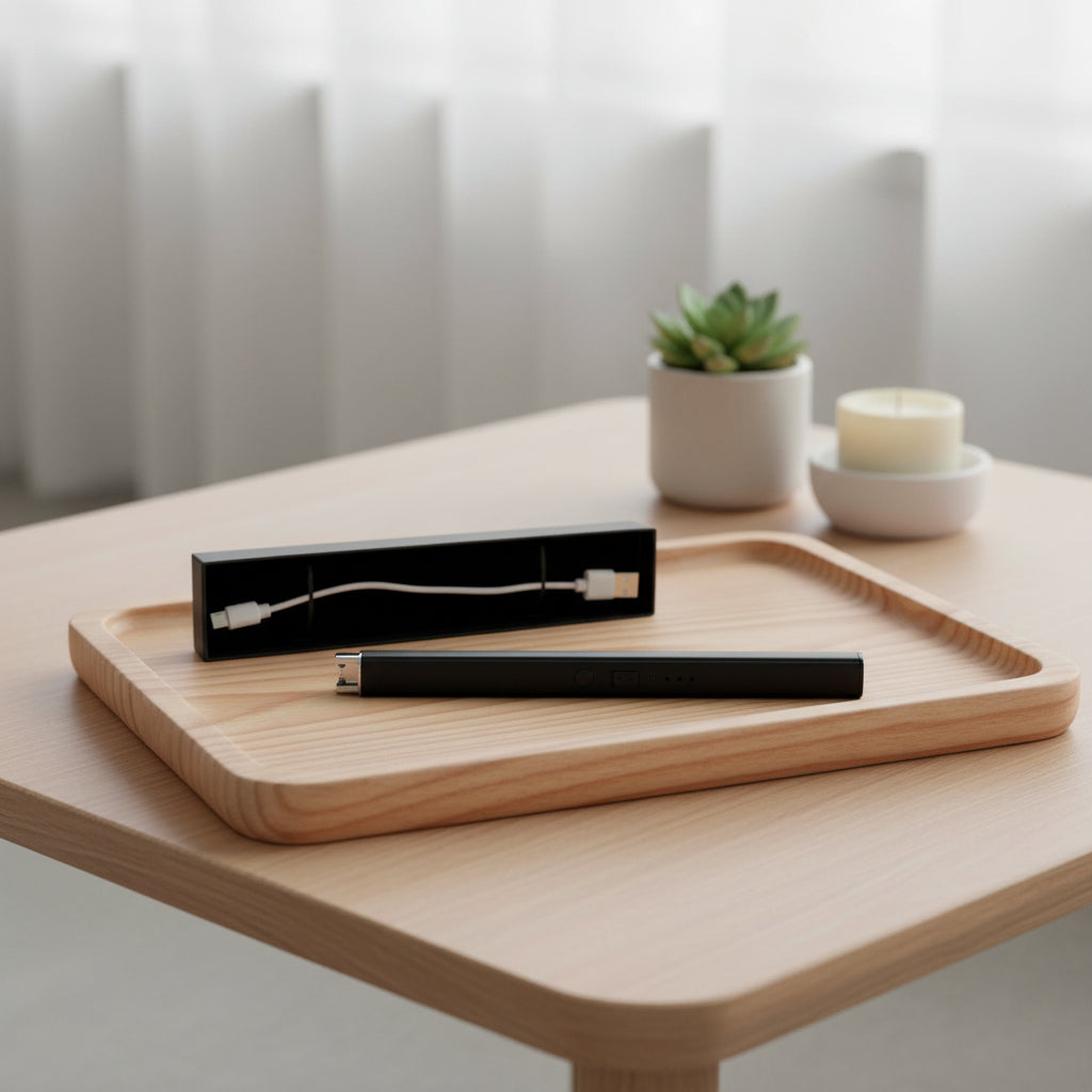 Rechargeable Laser Lighter - Black