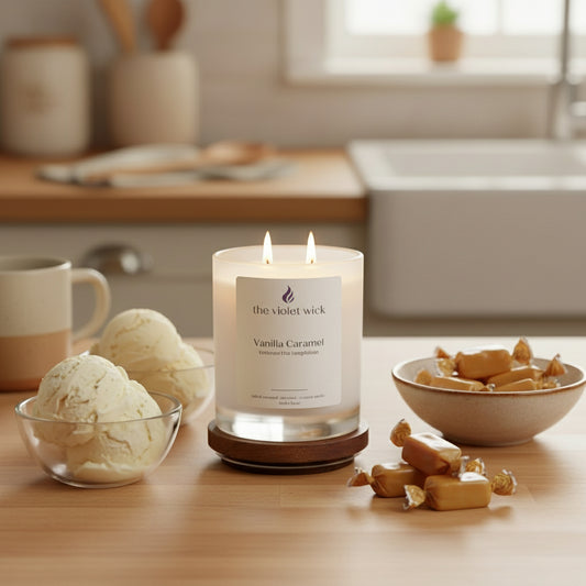 Vanilla Caramel Soy Candle | salted caramel, coconut, creamy vanilla & tonka bean