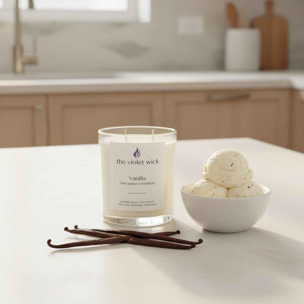 Vanilla Soy Candle | pineapple, lemon zest, jasmine, white musk, buttermilk & vanilla bean