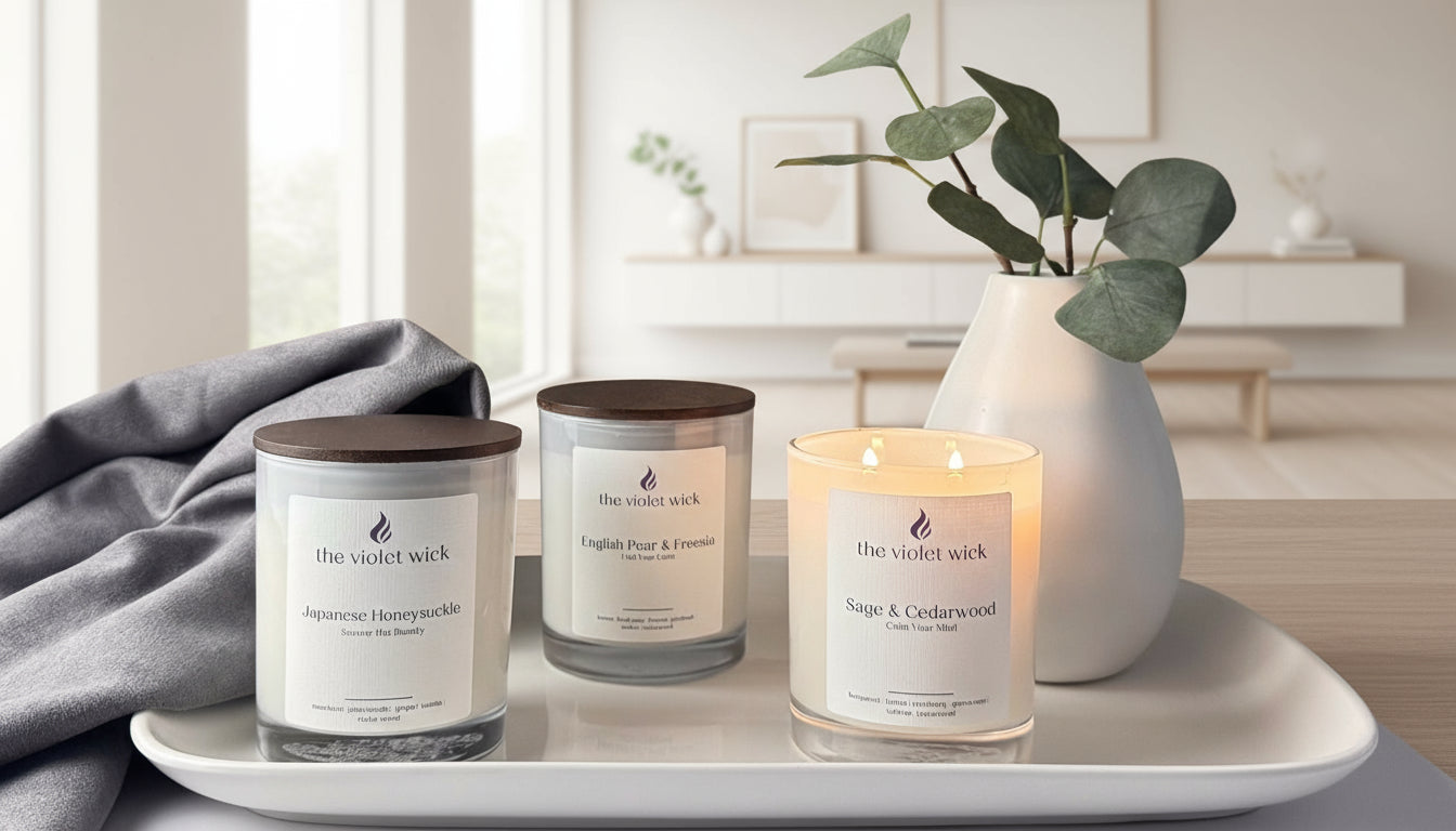 Welcome To The Violet Wick Luxury Soy Candles